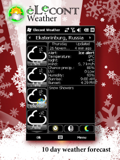 Windows Mobile 6.5 Weather
