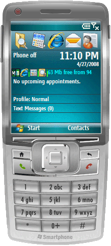 Elecont Pocket PC and Smartphone manager for Smartphone (Windows Mobile 6 Standard). 