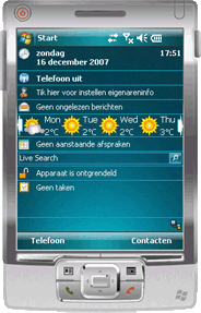 Elecont wee op Smartphone Home Scherm (Windows Mobile 6 Professional). Klik voor meer beelden.