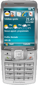 Elecont Weather su Smartphone Home Edition (Windows Mobile 6 Standard). Fai clic per saperne di più immagini.
