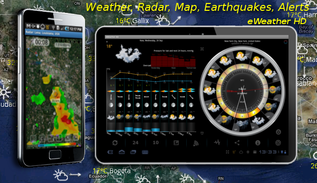 eWeather HD hourly forecast